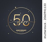50 years anniversary logo... | Shutterstock .eps vector #2060941133