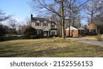 Small photo of Berwyn heights, Maryland - USA - February 18, 2022: view of a suburbial area