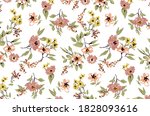 flower daisy in pastel color | Shutterstock .eps vector #1828093616