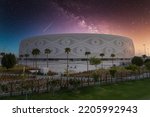 Small photo of Doha, Qatar - September 23, 2022: Al Thumama Stadium, one of the venues for the FIFA World Cup 2022 Qatar football tournament.