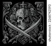 pirate skull is a symbol of the ...