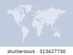 world map vector flat | Shutterstock .eps vector #313627730