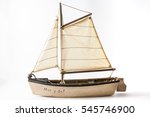 Wooden  Sailboat Model
