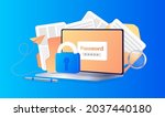 password secure login access... | Shutterstock .eps vector #2037440180