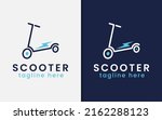electric scooter logo design... | Shutterstock .eps vector #2162288123