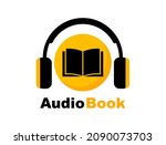 audiobook logo template.... | Shutterstock .eps vector #2090073703