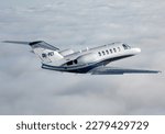 Cessna Citation in flight, business jet, private jet, or bizjet is a jet aircraft designed for transporting small groups of people. Business jets may be adapted for other roles, such as the evacuation