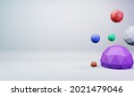 Colorfull Ico Spheres 3d...