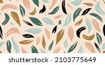 abstract leaves seamless repeat ... | Shutterstock .eps vector #2103775649