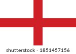 official vector flag of england | Shutterstock .eps vector #1851457156