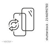 glass protector replacement for ... | Shutterstock .eps vector #2146090783