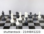 Concept Chess Board Game Black. ...