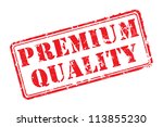 premium quality rubber stamp... | Shutterstock .eps vector #113855230