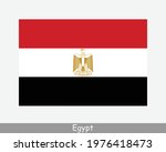 national flag of egypt.... | Shutterstock .eps vector #1976418473