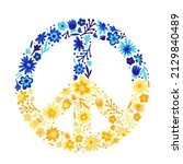pacific symbol with ukraine... | Shutterstock .eps vector #2129840489