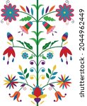 Ethnic Floral Seamless Pattern...
