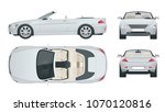 transfer  cabriolet car. cabrio ... | Shutterstock .eps vector #1070120816