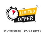 limited offer icon with time... | Shutterstock .eps vector #1978518959