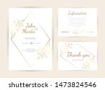 luxury wedding invitation cards ... | Shutterstock .eps vector #1473824546
