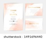 wedding invitation templates.... | Shutterstock .eps vector #1491696440