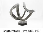 Modern curved vase sculpture...