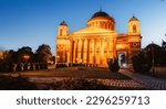Small photo of Esztergom Basilica. Primatial Basilica of the Blessed Virgin Mary Assumed to Heaven and St Adalbert. Mother church of the Archdiocese of Esztergom