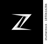 z logo  which is shaped like an ... | Shutterstock .eps vector #1850616286