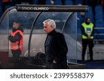 Small photo of Rome, Italy 10th December 2023: Jose Mourinho of A.S. Roma gestures during the Italian Serie A 2023-24 football match between AS Roma vs ACF Fiorentina at the Olimpico Stadium
