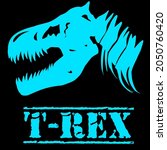 vector tyrannosaurus icon.t rex ... | Shutterstock . vector #2050760420