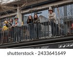 Small photo of Mainz, Germany - February 10, 2024: Traditionally, every year at 14.11 at the carnival season is opened in Mainz by shouting 3x "Helau" and celebrating on the streets with kids, Der Jugendmaskenzug.