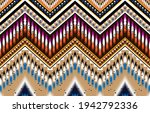 gemetric ethnic oriental ikat... | Shutterstock .eps vector #1942792336