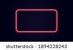 neon rectangle banner. vector... | Shutterstock .eps vector #1894228243