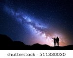 Milky Way With People On The...