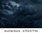 Stormy Rain Clouds Background....