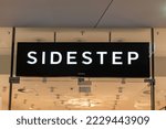 Small photo of FRANKFURT, GERMANY - 22. AUGUST 2022: Sidestep store sign in the town center of Frankfurt.