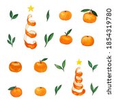orange seamless repeating... | Shutterstock . vector #1854319780