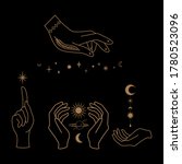 mystical celestial illustration ... | Shutterstock .eps vector #1780523096