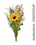 Bouquet of wildflowers and...