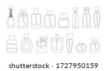 Linear Icon Set Of Parfume...