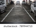 Parking spaces in the mall.