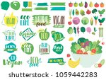set of icons for eat right... | Shutterstock .eps vector #1059442283