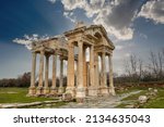 Small photo of Afrodisias Ancient city. (Aphrodisias). The common name of many ancient cities dedicated to the goddess Aphrodite. The most famous of cities called Aphrodisias. Karacasu - Aydin, TURKEY