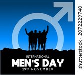 international men's day theme . ... | Shutterstock .eps vector #2072229740