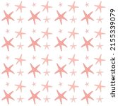 Starfish Pattern. Pink Starfish ...