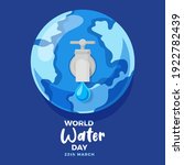 world water day. world tap a... | Shutterstock .eps vector #1922782439