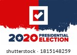 presidential election 2020 in... | Shutterstock .eps vector #1815148259