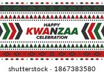 kwanzaa happy celebration.... | Shutterstock .eps vector #1867383580