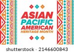 asian pacific american heritage ... | Shutterstock .eps vector #2146600843