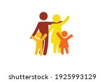 family big family small family... | Shutterstock .eps vector #1925993129