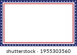 American Flag Banner Frame With ...